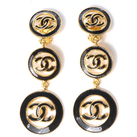 why are chanel earrings clip on|authentic chanel stud earrings.